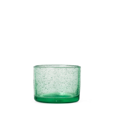 ferm LIVING Oli Water Glass, Recycled Glass Low