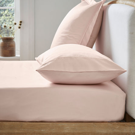 Ted Baker Plain Dye Bedding Collection, Soft Pink