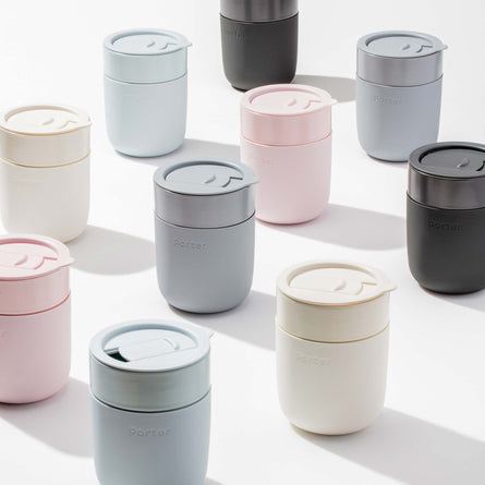 w&p | Porter Ceramic Travel Mug With Silicone Wrap |12oz/ 0.34L