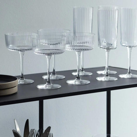 LSA Gio Line Champagne/Cocktail Glass 230ml, Set of 4