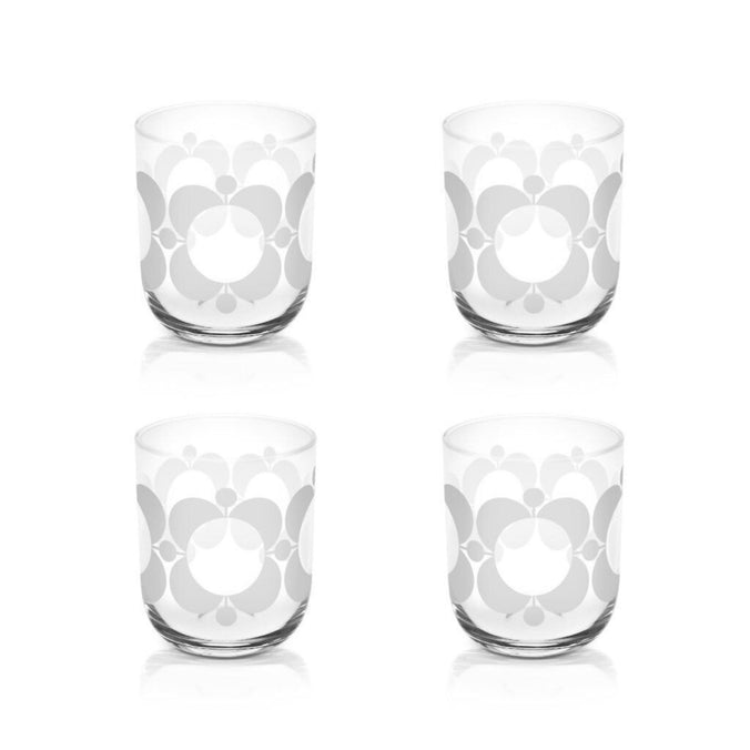 Atomic Flower Set of 4 Water Glasses by Orla Kiely