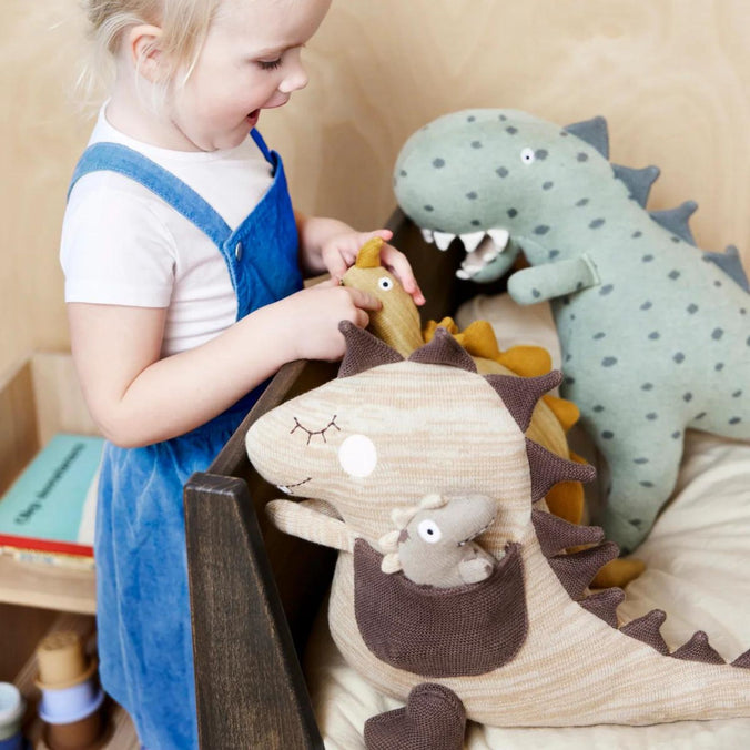 Dina & Bobo Dinosaur Soft Toy by Oyoy Living Design
