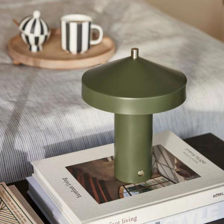 Hatto Cordless Table Lamp LED, Olive by Oyoy Living Design