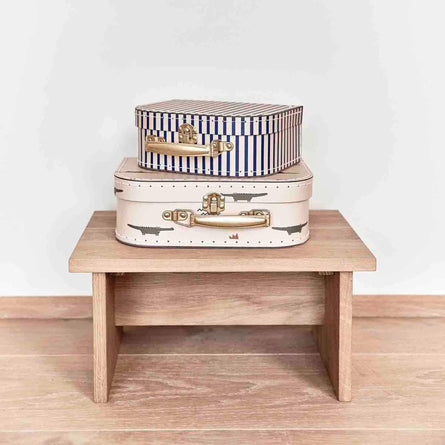 Mini Suitcase Crocodile & Stripe, Set of 2 by Oyoy Living Design