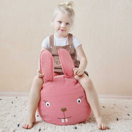 Ride On Rosy Rabbit Beanbag by Oyoy Living Design