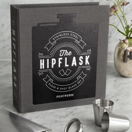 Printworks Hip Flask, The Essentials Set