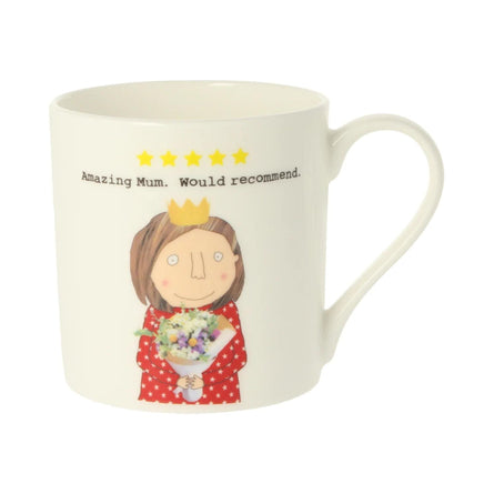 Rosie Made A Thing | Amazing Mum Quite Big Mug | 350ml | Bone china