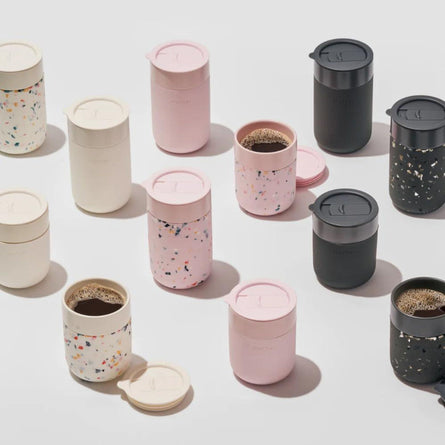 w&p | Porter Ceramic Travel Mug With Silicone Wrap | 16oz/ 0.45L