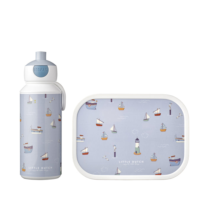 Mepal Campus Lunch Set with Lunch Box & Drink Bottle, Sailors Bay