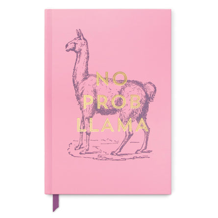 Designworks Ink Vintage Sass Soft Touch Cover Journal, No Prob Llama