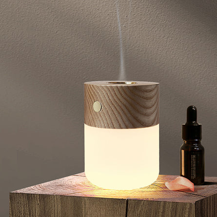 Gingko Smart Diffuser Lamp, Wood