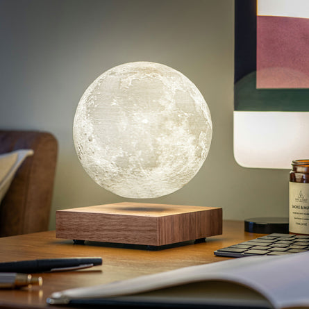 Gingko Smart Moon Lamp, Wood