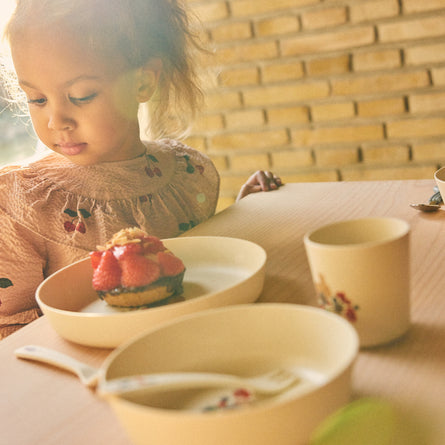 Konges Sløjd | Childrens Dinner Set | Plate, Bowl, Cup, Spoon