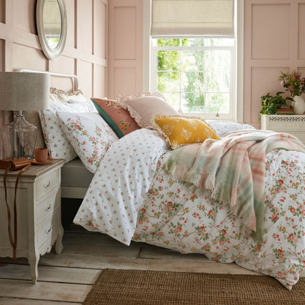 Laura Ashley Mountney Garden Antique Pink Bedding Set