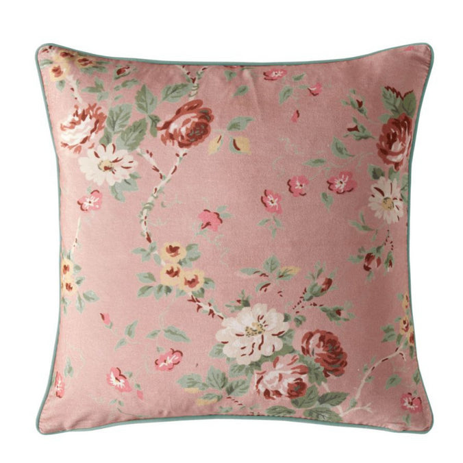Laura Ashley Mountney Garden Antique Pink Feather Filled Cushion 50x50cm