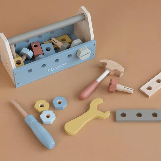 Little Dutch Wooden Children's Toy Toolbox