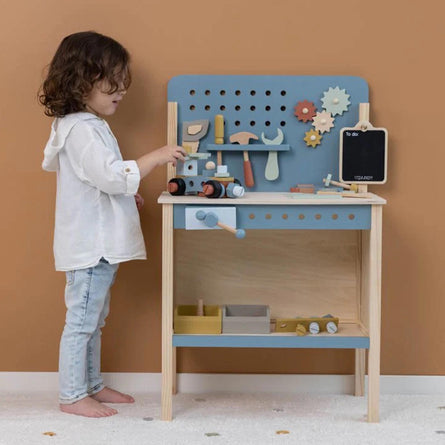 Little Dutch Wooden Children's Toy Workbench