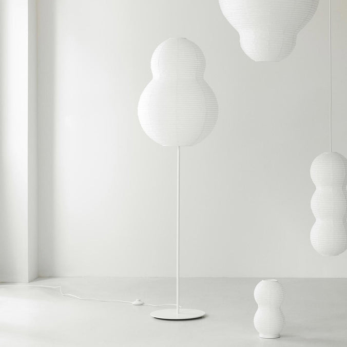 Normann Copenhagen Puff Floor Lamp Bubble, White
