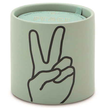 Paddywax Impressions Fragranced Candle 163g in Mint Ceramic Jar - Peace - Lavender & Thyme