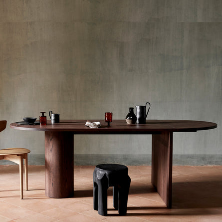 ferm LIVING Pylo Dining Table - Dark Stained Oak