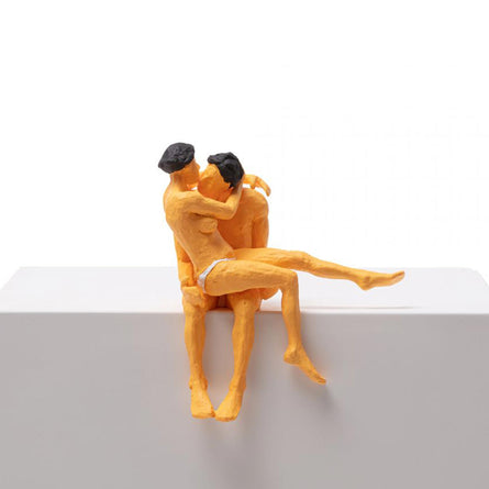 Seletti Love is a Verb Figurine Ornament, David & Esther Set of 2