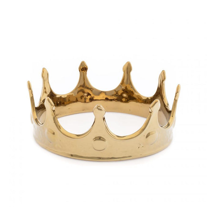 Seletti Memorabilia My Crown, Gold Porcelain 'Limited Edition'