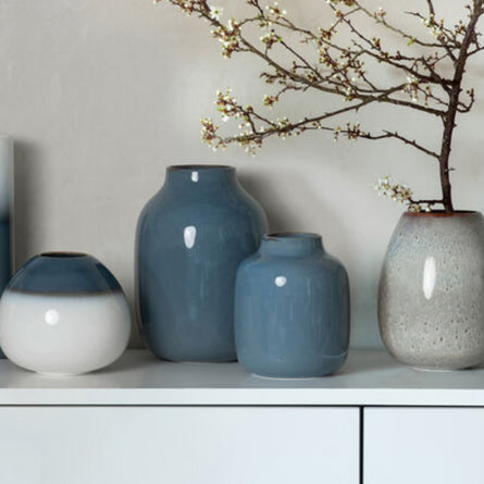 Villeroy & Boch Lave Home Nek Vase, Uni Blue