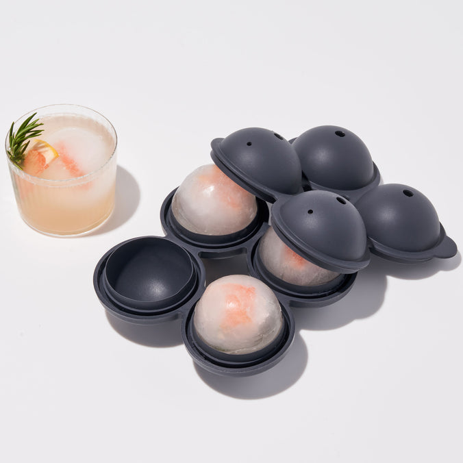 W&P Sphere Ice Tray, Charcoal
