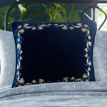 Wedgwood Sapphire Garden Cushion, 50x50cm