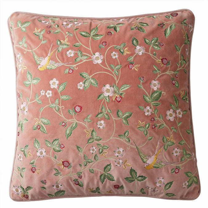 Wedgwood Wild Strawberry Cushion, 50x50cm