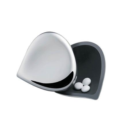 Alessi Chestnut Pill Box, Stainless Steel