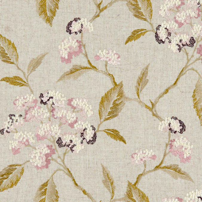 Clarke & Clarke Summerby Embroidered Fabric