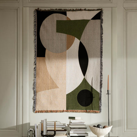ferm LIVING Entire Tapestry Cotton Blanket