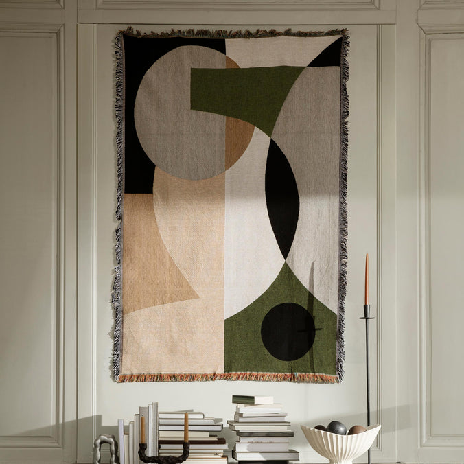 ferm LIVING Entire Tapestry Cotton Blanket