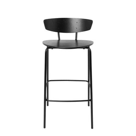 ferm LIVING Herman Bar Chair Low 83.4cm, Black