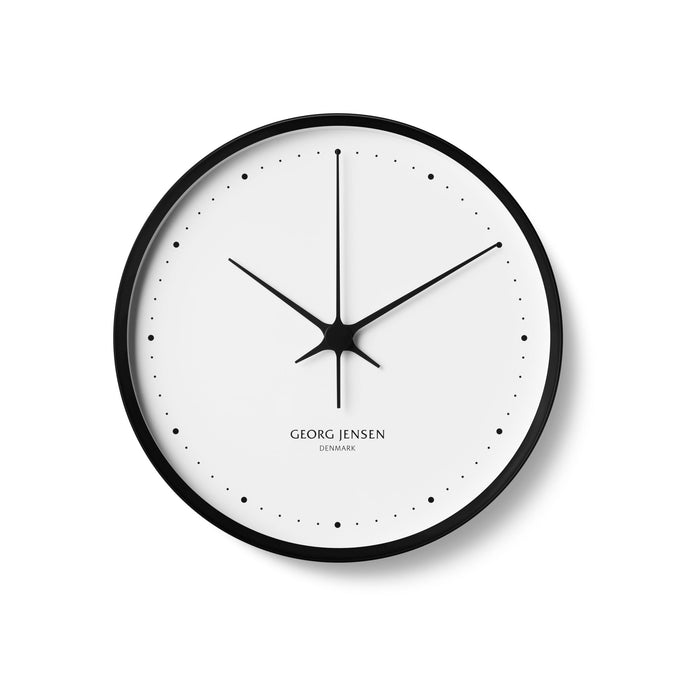Georg Jensen Henning Koppel Clock 30cm, Black & White