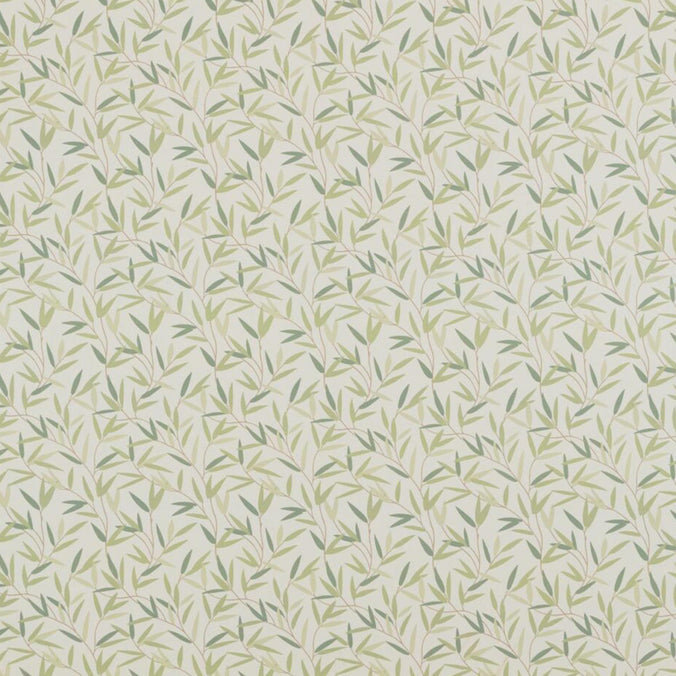 Laura Ashley Willow Leaf Hedgerow Green Fabric