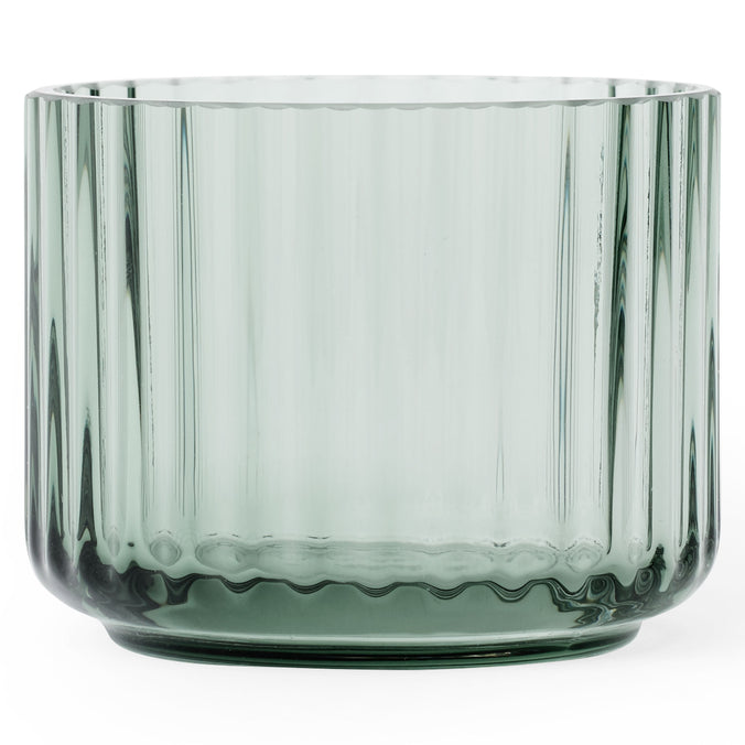 Lyngby Porcelain Glass Tealight Holder, Ø6.7cm
