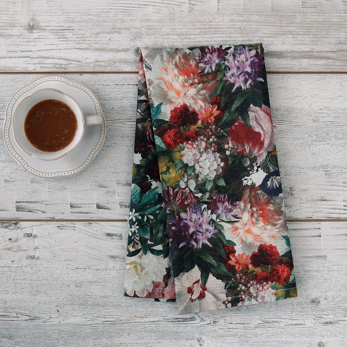 MM Linen Fiori Tea Towel, 50x70cm