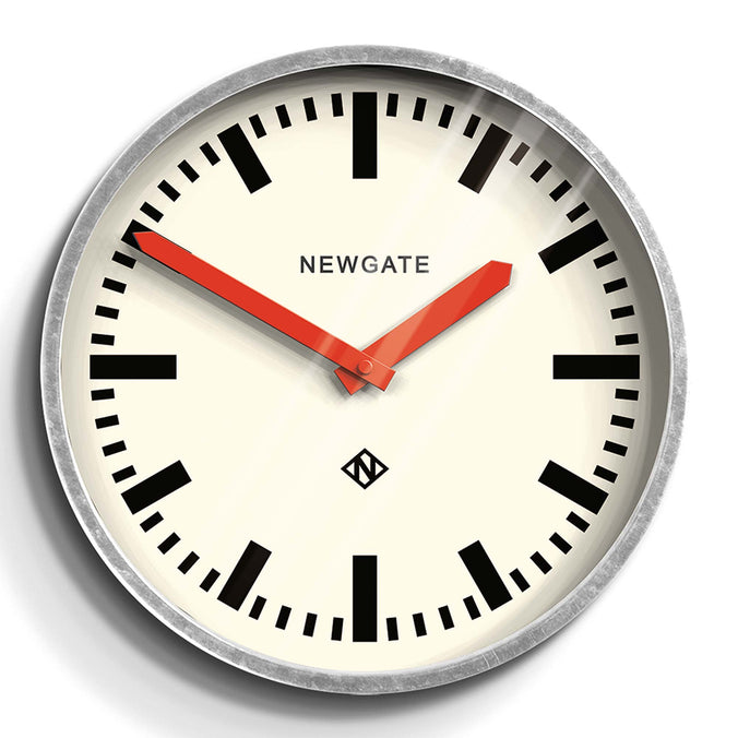 Newgate Clocks Luggage Wall Clock Ø30cm, Galvanised
