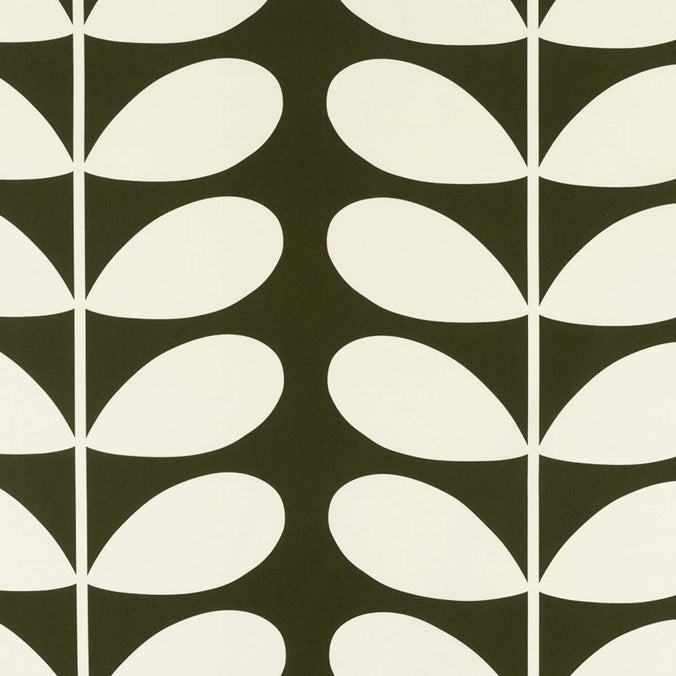 Orla Kiely Giant Stem Fabric, Khaki