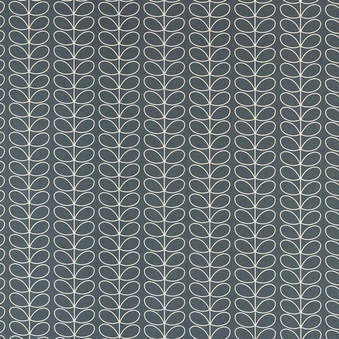Orla Kiely Linear Stem Fabric, Cool Grey
