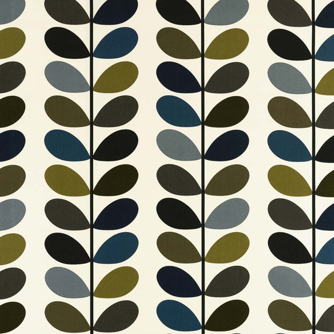 Orla Kiely Multi Stem Fabric, Moss