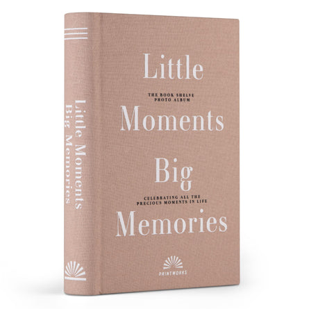 Printworks Bookshelf Photo Album,  Little Moments Big Memories