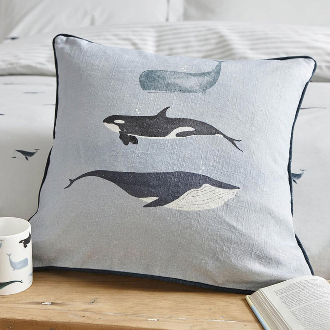 Sophie Allport Whale Cushion 45x45cm