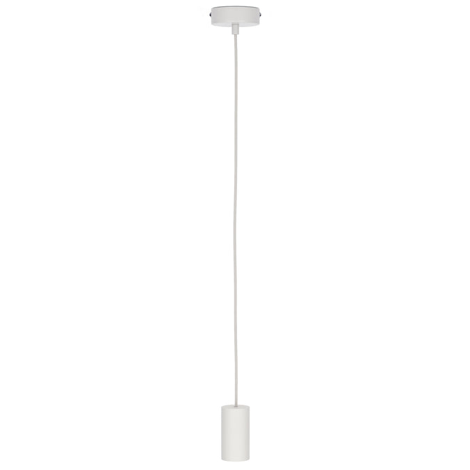 Tala Alumina Single White Pendant & White canopy (bulbs NOT included)